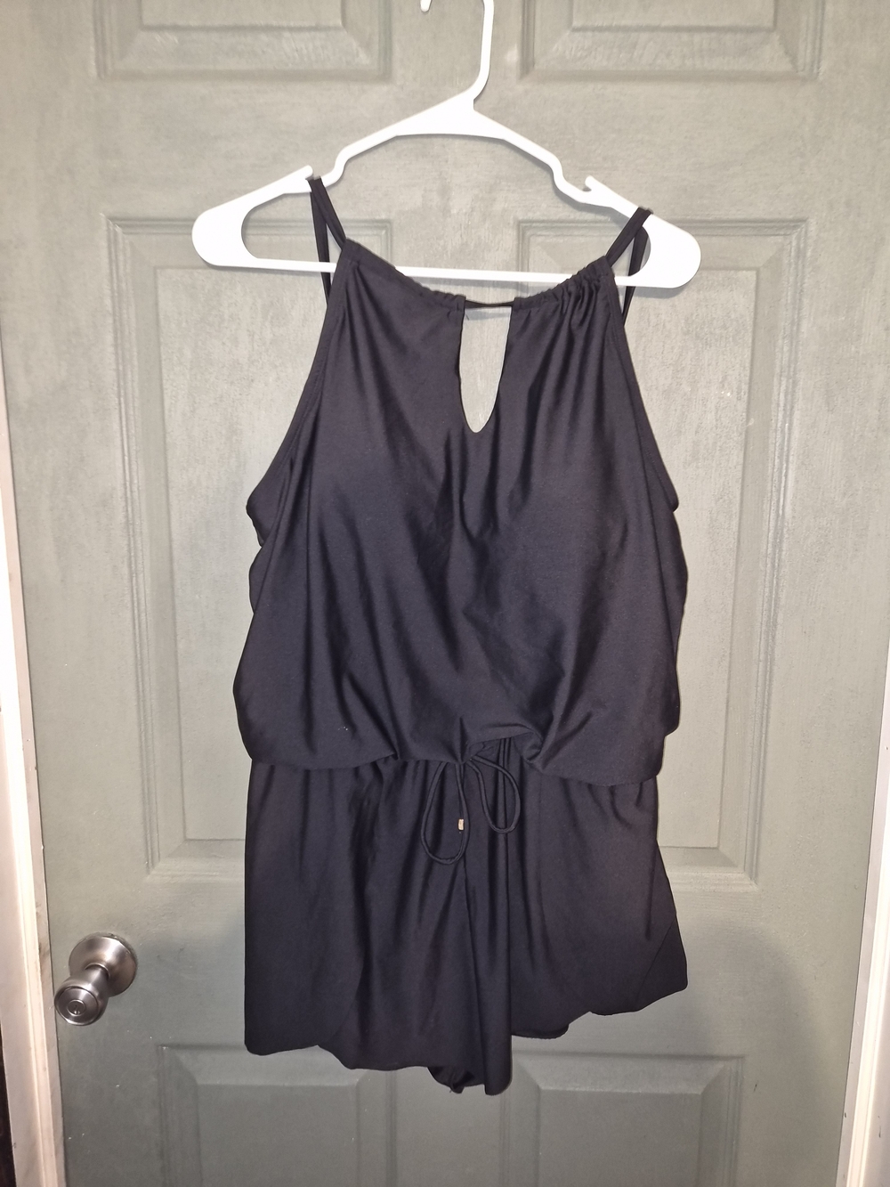 Time and Tru Women's Tank Romper Swimsuit
